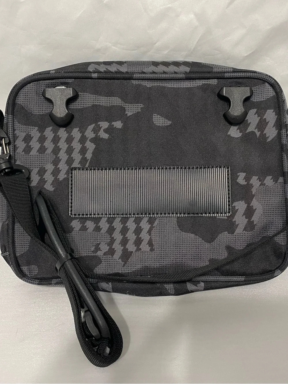 Black and Gray Camouflage Fishing Pack